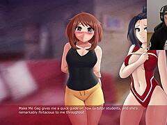 प्रौढ़ MILF अपने स्तनों और स्तनों को BDSM गेम में चोदवाती है।
