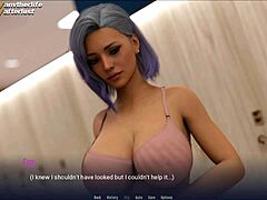Ongecensureerde POV: Rijpe stieftante geniet van 3D-pornogames