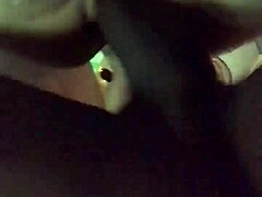 A big black cock and a mommy in a homemade video with close up shots