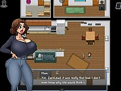 Animated MILF Cassie's enticing rear end featured in demon deal
