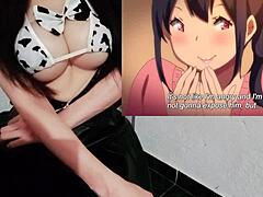 Melkwitte schoonheden genieten van een sexy hentai-sessie