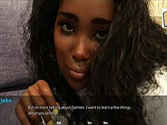 Szenvedélyes milf Jasmines mosolya magával ragadó a házi 3D videóban