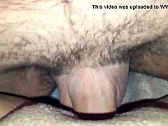 Mature woman gets her pussy filled with cum