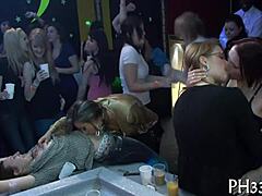 Hardcore party with rough sex and cumshot