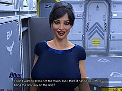 बड़े स्तनों वाली एक परिपक्व महिला अंतरिक्ष सेटिंग में साहचर्य चाहती है।