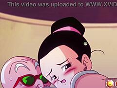 Chi Chi Chi's passionate blowjob in the anime world