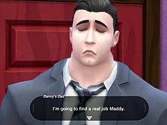 Danny Phantoms wilde Begegnung mit seiner animierten Mutter in Sims 4