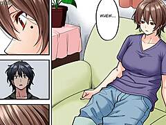 Reife Stiefmutter wird unartig in einem unzensierten Hentai-Video
