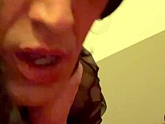 French shemale enjoys hardcore anal sex at chain in Marseille