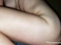 Husband gets creampied after wife takes on a monster cock